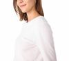 Petit Bateau Crew Neck Long Sleeve A0AKG White S T-Shirt