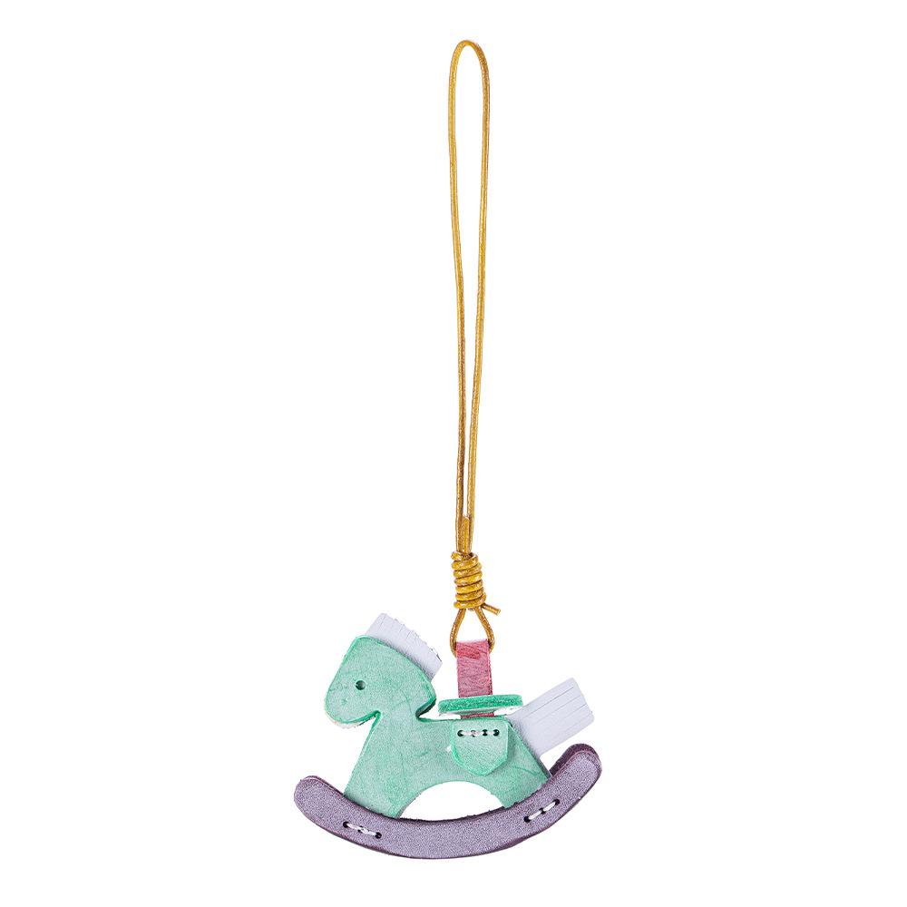 Horse Purse Charms Women Cute Designer Keychain Leather Bag Charm for Handbags Tote Bag Accessories Trendy Pendant