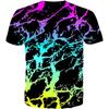 Popular Sale Stylish Outdoor Comfort Polyester Men's Short Sleeve T-Shirt with Interstellar Sci-Fi Pattern Digital Print