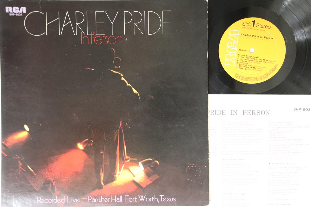 

LP Record CHARLEY PRIDE - Charley Pride In Person SHP6034 RCA Japan Country Used