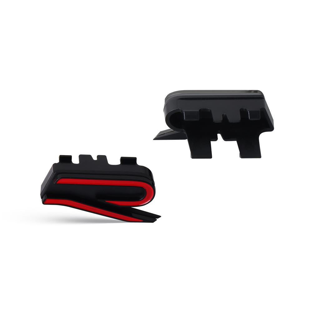 1Pc 3D ABS Car Front Hood Badge Grille Buckle Styling Stickers For VW Volkswagen RLINE R Scirocco Beetle CC Auto Accessories CW8