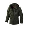 Giacca casual da uomo di media lunghezza, lunga fino al ginocchio, parker, cappotto alla moda autunno e inverno, taglie forti