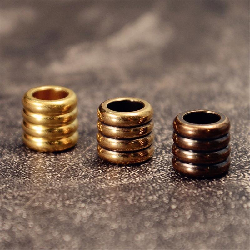 Rust Resistant Copper Cylinder Beads Handmade Jewelry Spacers Assorted Colors Easy Stringing DIY Accessories For Craft Enthusiasts