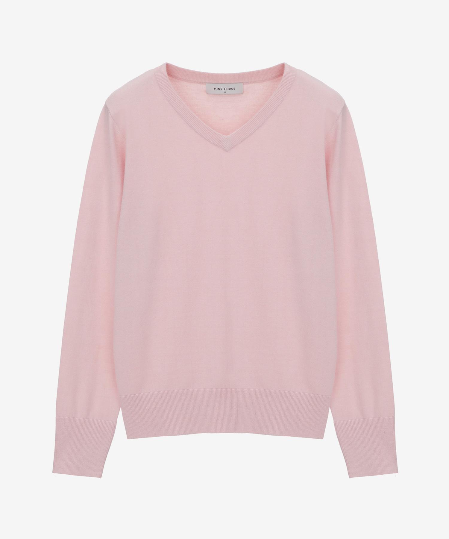 Mind Bridge Woman [On][W] Basic V-Neck Knit - 5 Colors Ge/055