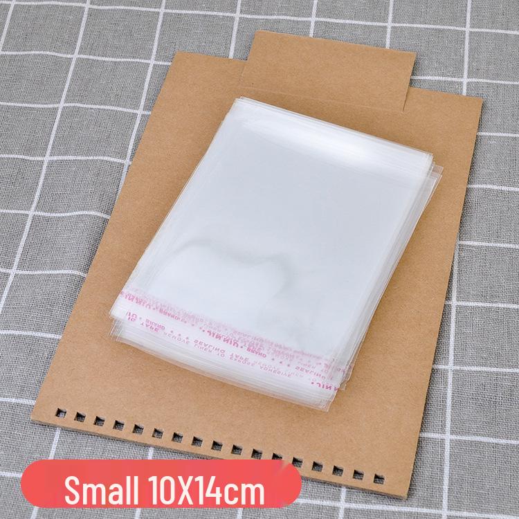 

Clear OPP Self-Adhesive Jewelry Bags, Thick Double-Sided, 7 Silk, 100 Pieces 16x16 cm