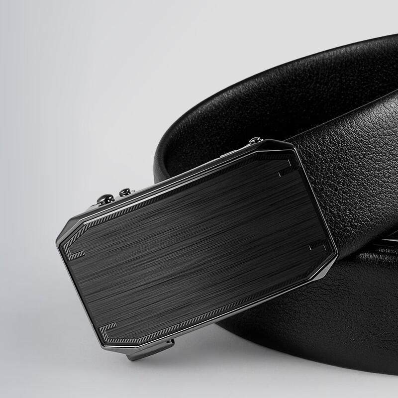 Jingdong Made Men s Genuine Leather Automatic Buckle Belt 120cm