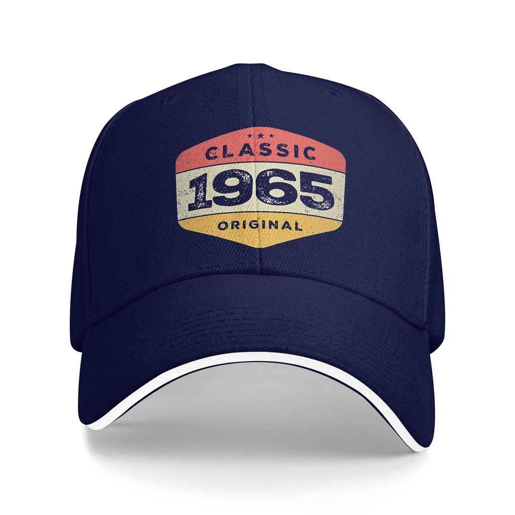 Spring Classic 1965 Original 60th Birthday Gifts Baseball Cap Outdoor Sport y2k Retro Print Sun Hip Hop Hats Male Baseball Caps