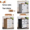 Office Mobile Filing Cabinet with Lock, Wheels, and Drawers