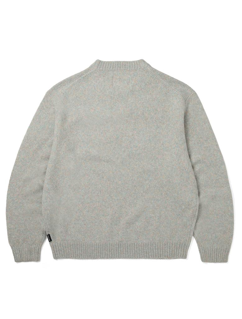 YESEYESEE Marble Pattern Logo Knit Pullover Multi