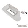 Sun Visor Replacement with Mirror and Makeup Light Stylish Grey Effective Sun Shielding Visor Board 