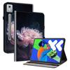 Pro Lenovo Tab P12 Pro 12.7 2025/Xiaoxin Pad Pro 12.7 (2025) Kožené pouzdro s potiskem, stojánek, obal na tablet se sloty na karty