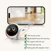 AIOOK Automatic Charging Robot Camera HD 2K 5G WIFI IP Camera Pet Mobile Tracking Night Vision CCTV Remote View TUYA APP Camera