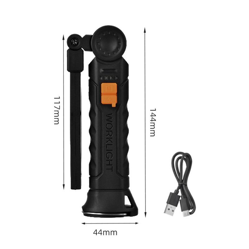 Maintenance Inspection Light 4 Mode Pocket Floodlight 450LM COB LED Work Light Flashlight USB-C 800mA Work Light Magnetic 360° Garage