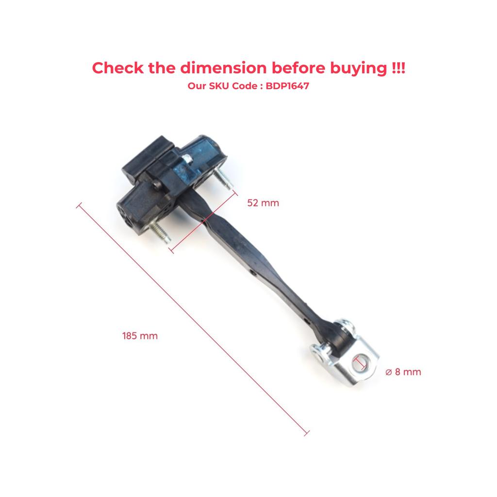 BDP1647 Rear Door Stop Check Assy Limiter Strap for Volvo S60 MK3 224 2019-On V60 MK2 225 V60 Cross Country MK2 227 2018-On 31479060