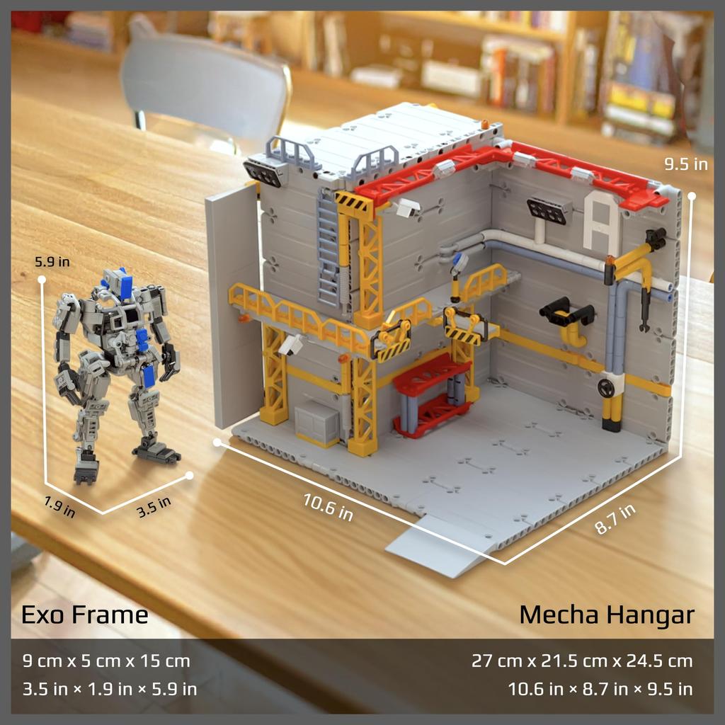 MyBuild Mecha Frame Hanger 7006  Mecha Garage for Mecha Storage  Maintenance BayWork Tower  Expandable Mecha Base  Ages 16 and Up (Includes Mecha