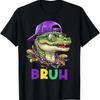 Mardigator Alligator Bruh Mardi Gras Costume Teens Boys Kids TShirt