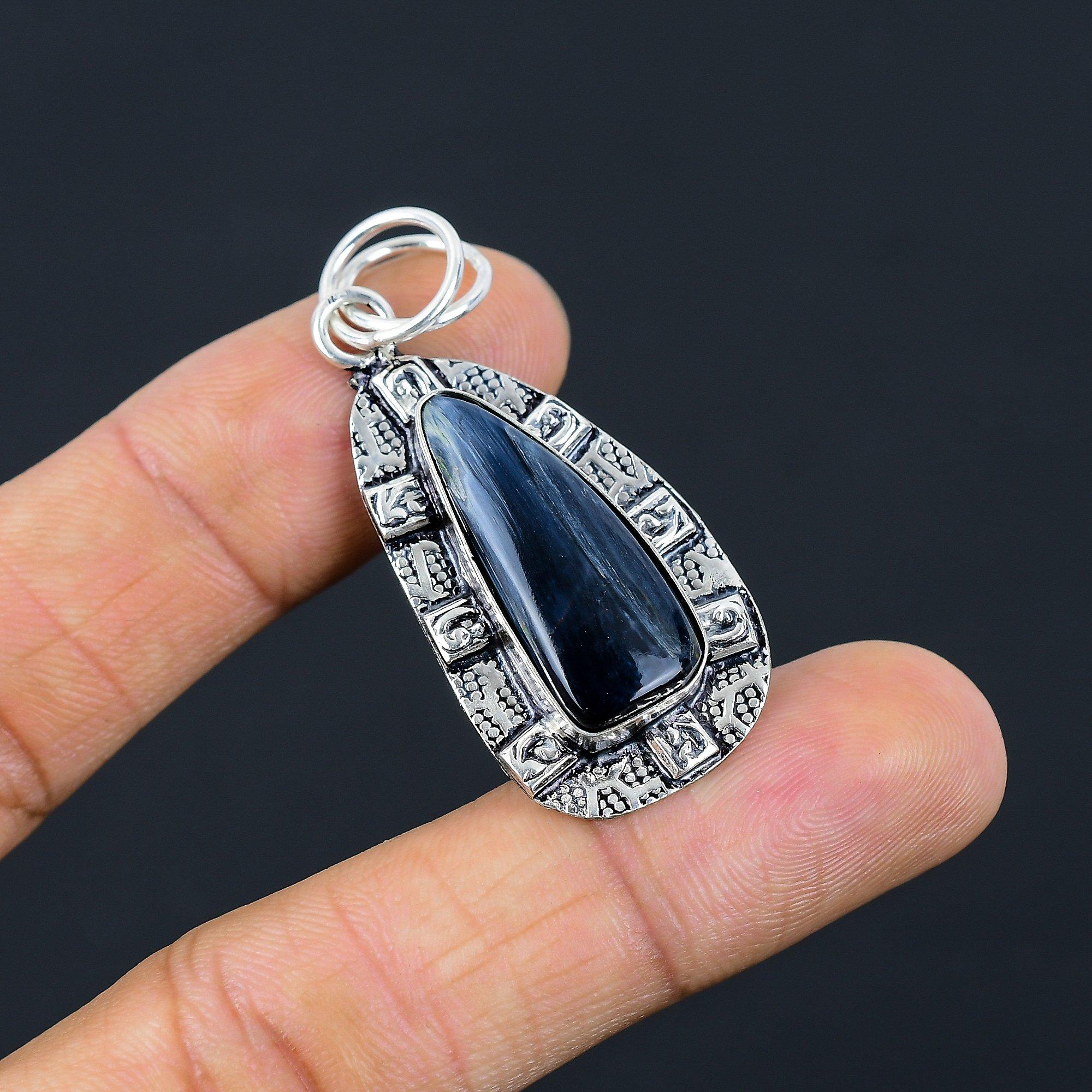 Хэллоуин Сделка Серебро 925 Питерсит Драгоценный камень Помолвка Свадьба Подвеска Ювелирные изделия