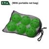 PATIKIL Outdoor Pickleball Ball 26 Holes Pickleball 6 Pack Amateur Indoor and Outdoor Sports Grass Green