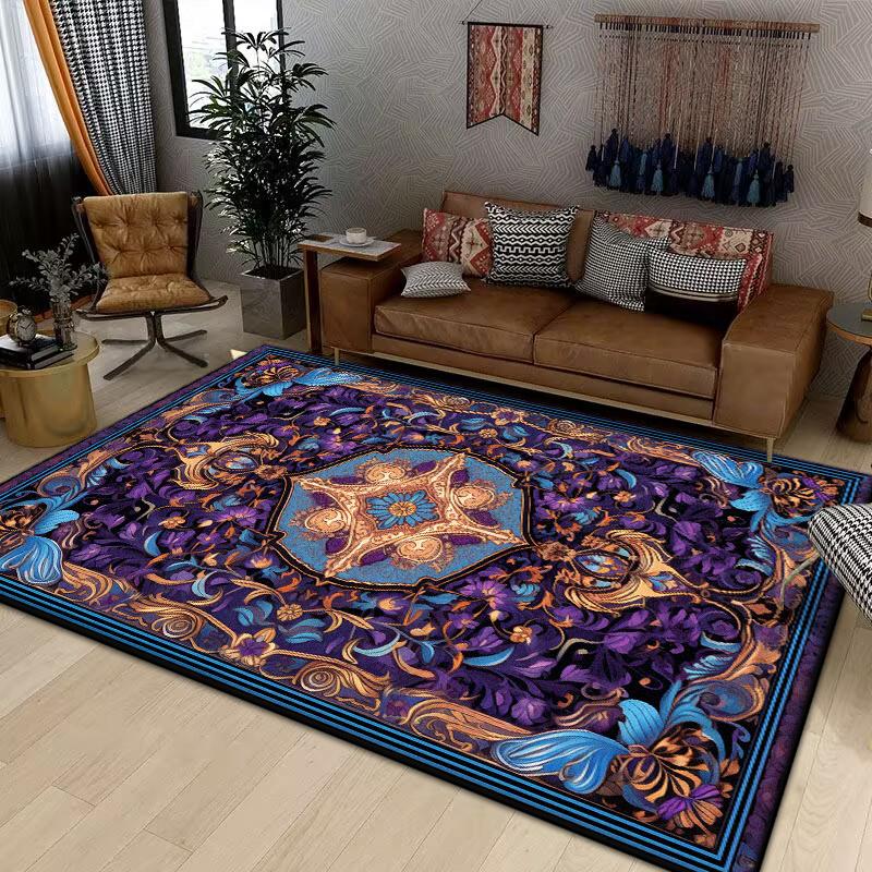 Retro Persia Carpets for Living Room Large Area Rugs Home Decor Hallway Boho Carpet Moroccan Bedroom Beside Floor Mat Luxury