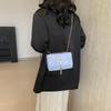 Stylish Black Pu Chain Bag For Women With Elegant Design Perfect For Casual Outfits