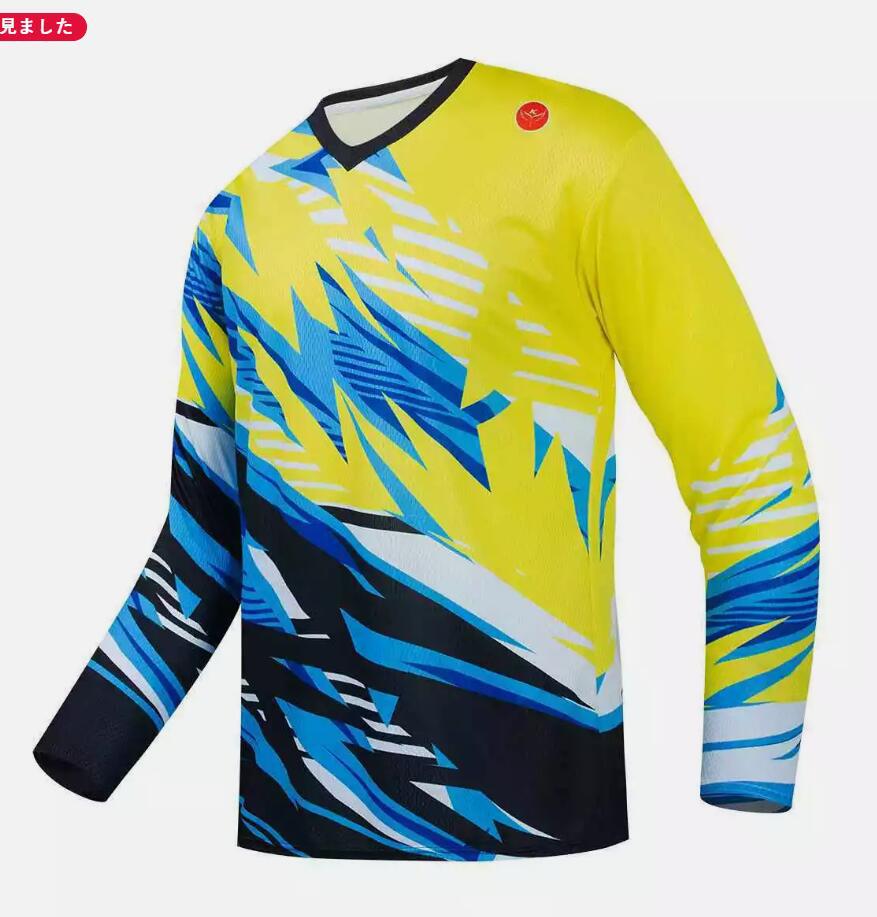 Downhill wear, mountain off-road motorcycle racing suit, outdoor cycling sports sportswear, men's cycling wear, and various personalized tops