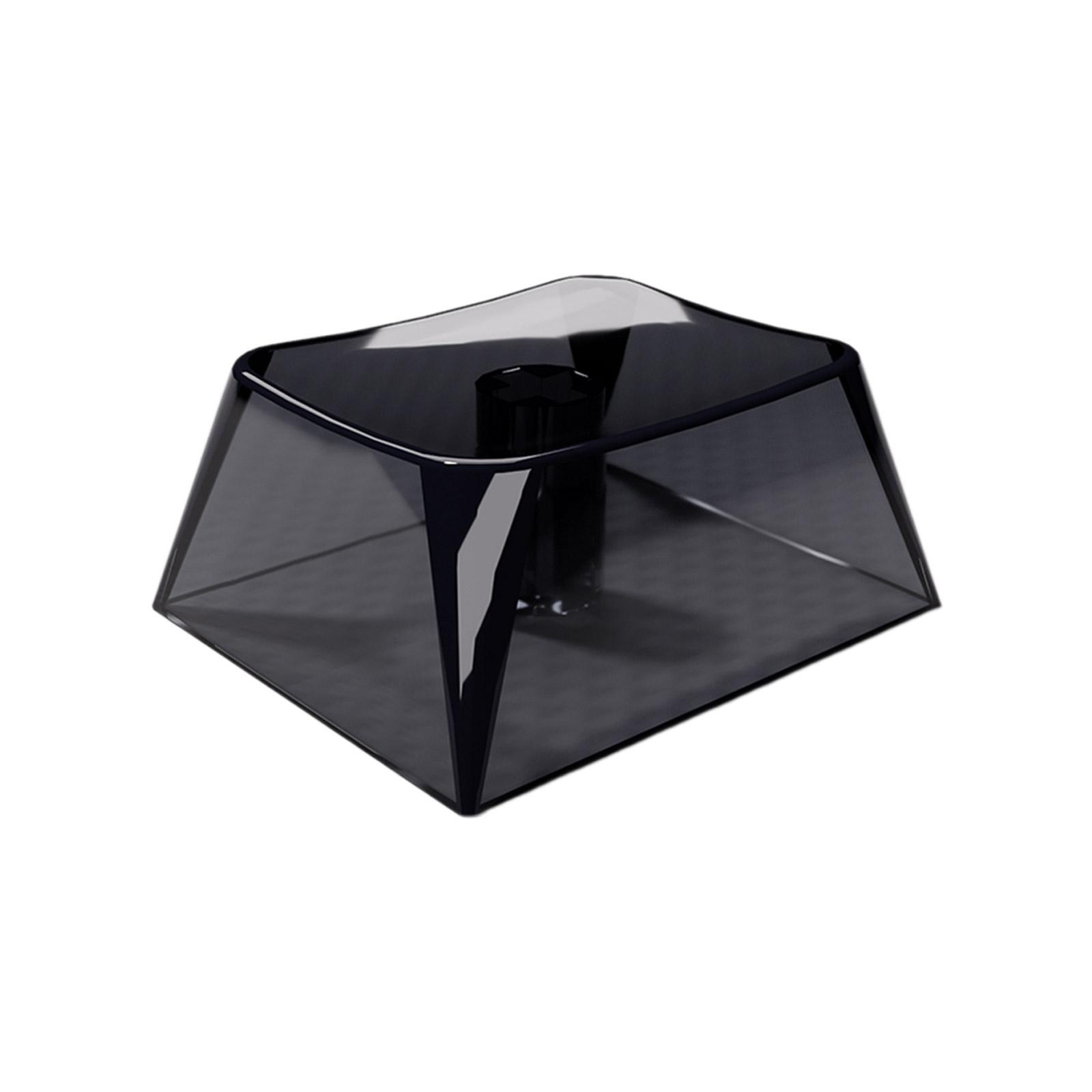 XDA Keycaps Механическая клавиатура Keycaps PC Material Зеркальный полупрозрачный Keycap 1.75 Keycap 1.25u чёрный