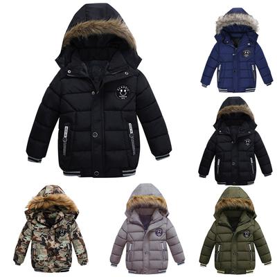 Mode Mantel Kinder Winter Jacke Mantel Jungen Jacke Warme Kapuze Kinder Kleidung