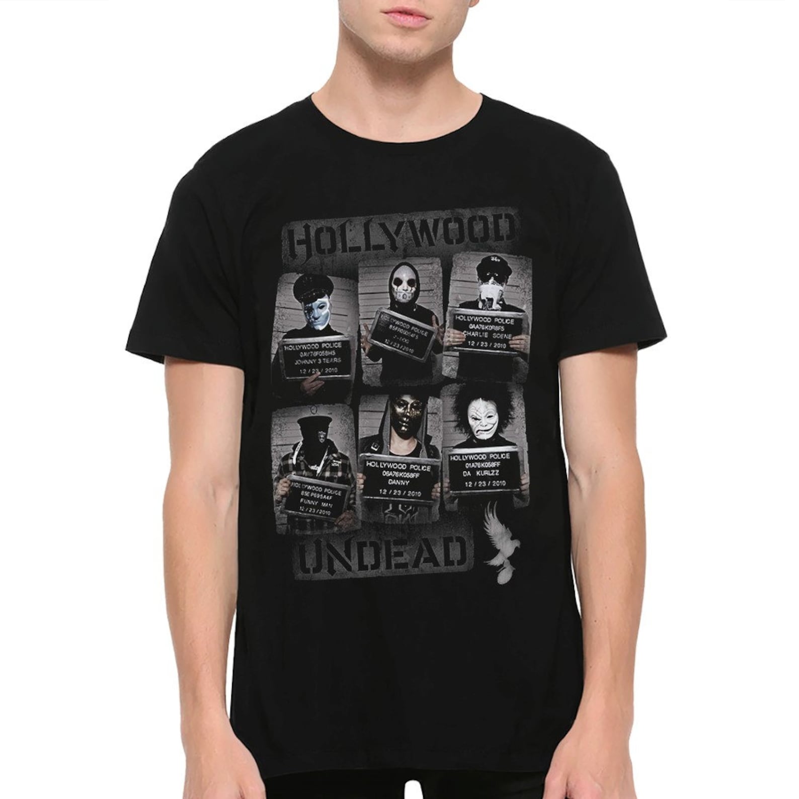 Hollywood Undead Mugshot T-Shirt, Men s Women s Sizes (met-139) S