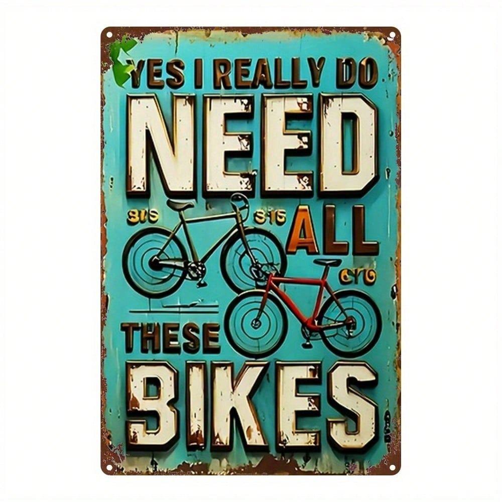 Tin Sign Art Metal Wall Decor 20x30cm Retro Vintage Painting