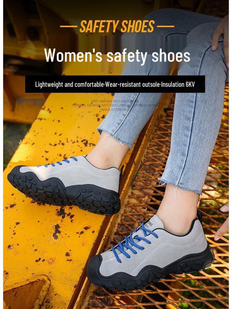 Ανθεκτικά Μονωμένα Παπούτσια Ασφαλείας Εργασίας Unisex: Αντι-θραύση, Αντι-διάτρηση, Πλαστική Προστασία Δακτύλων