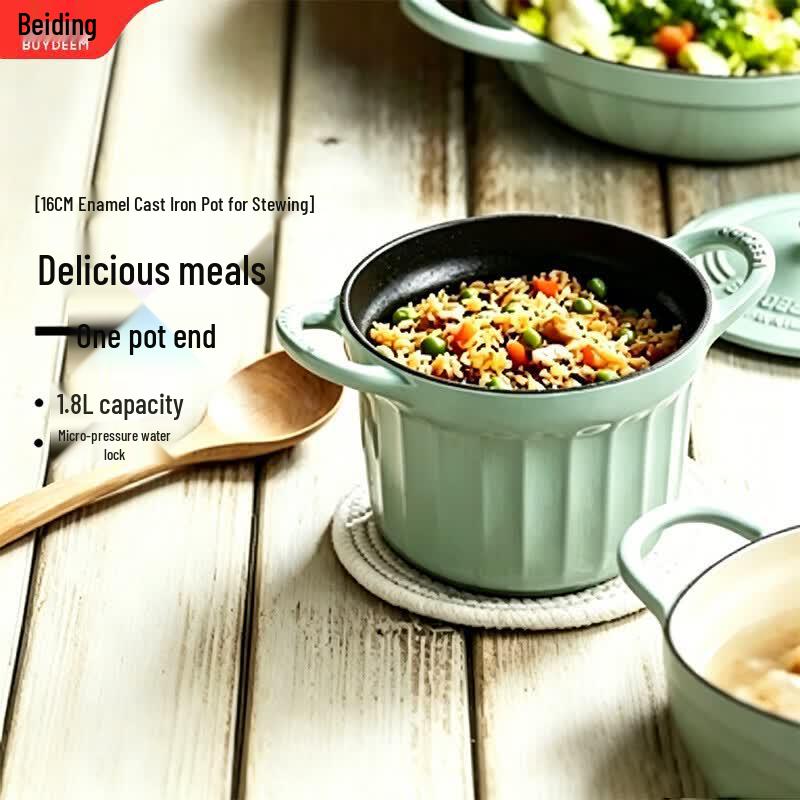 Buydeem CP541 Enameled Cast Iron Pot