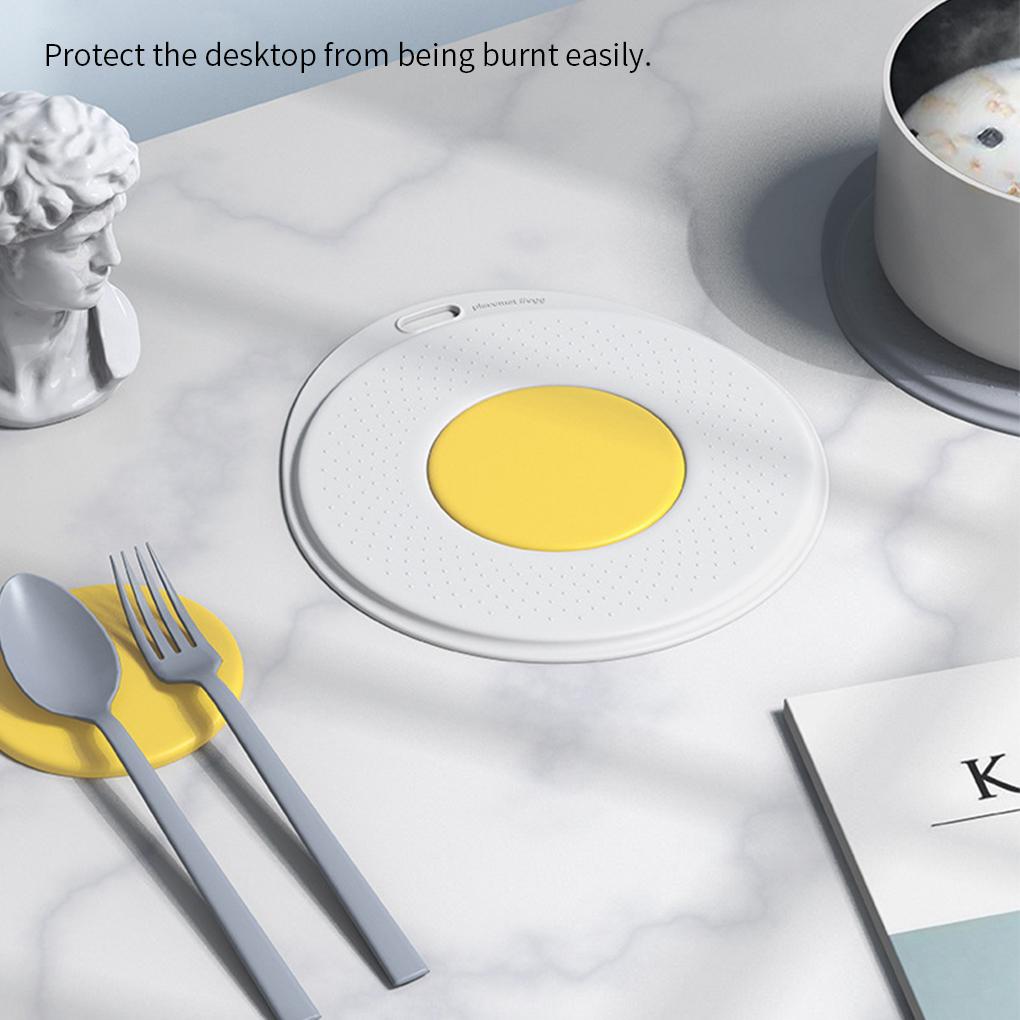 Bowl Placemat Heat Insulation TPR Pot Coaster Non-slip Washable Table