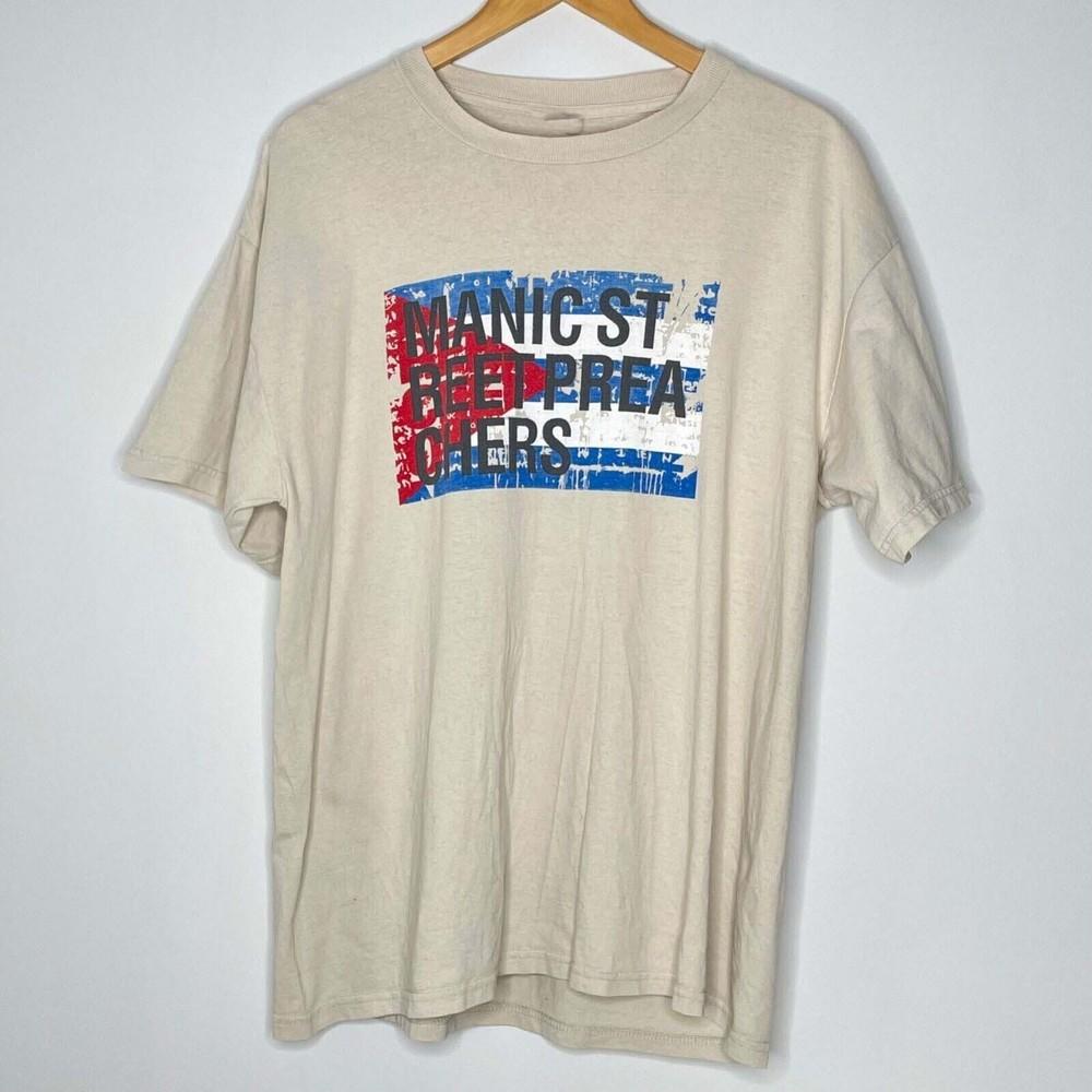 

Manic Street Preachers Band BEIGE Full Size Shirt BL1049 4XL