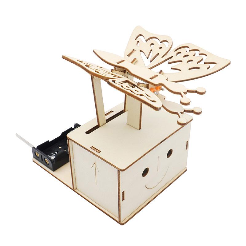 

Детская деревянная наука Минимейкинг Сделай сам Игрушка Электрическая модель Материалы для обучения