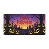 Happy Halloween Pumpkin Scene Banner Photo Background Matte Banner