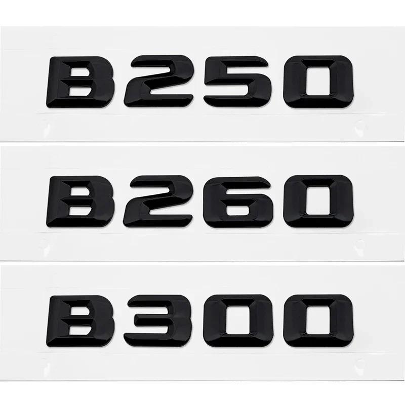 3D ABS Car Rear Trunk Letter Sticker for Mercedes Benz B Class B35 B45 B63 B180 B200 B220 B250 B260 B300 Decal Accessories YN1