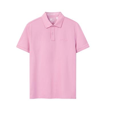 Heritage Fashion Minimalist Cool Touch Polo Shirt Men Tops Fog-Pink F11M628101FPK