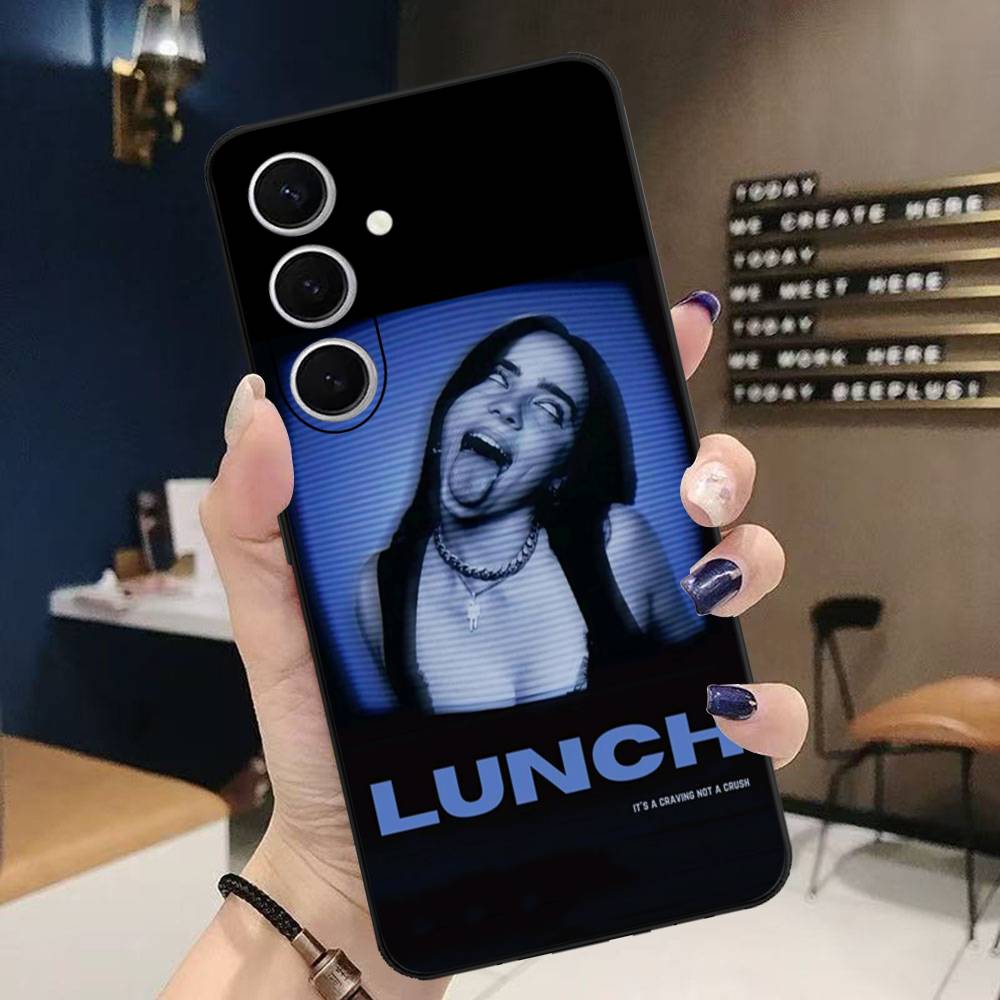 Pop E-Eilish Star B-billie Phone Case For Samsung S 24 Fe 25 Ultra Plus 20 Lite 21 30 22 23 24 22 Ultra 5G Fundas