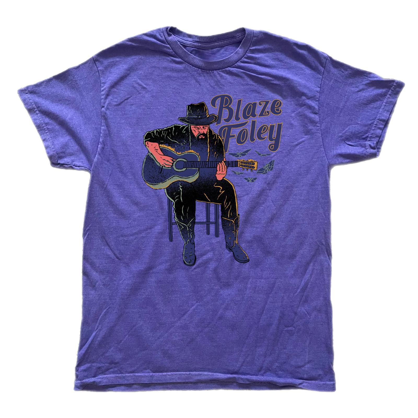 Rare Blaze Foley Singer Gift For Fan S to 5XL Purple T-shirt TMB3357 XXXL