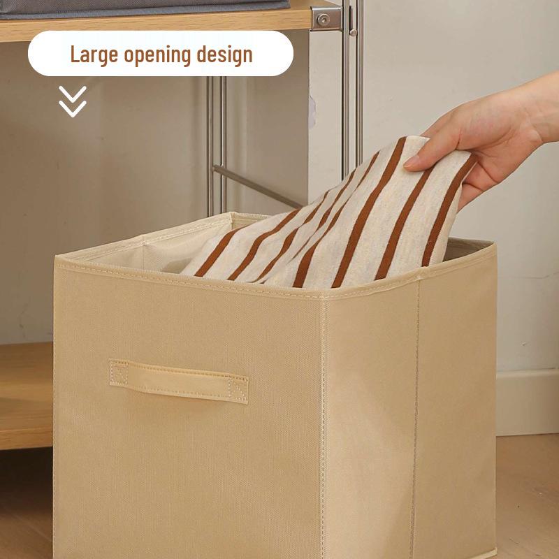 Foldable Fabric Storage Box for Clothes, Toys, and Sundries In Wardrobe