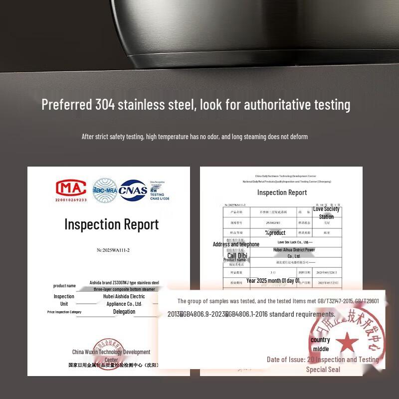 ASD 3-Layer 32CM Stainless Steel Steamer Pot