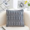 PV Velvet Large Bamboo Pillow Cushion Light Luxury High-end Lumbar Backrest Sofa Cushion