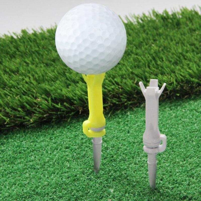 2 Stück 4-Zinken Golf-Tees Drehbare Trainings-Golf-Tees Ballhalter Flexible Golf-Tees Golf-Trainingszubehör