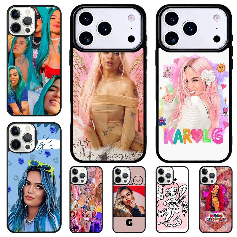 Karol G Bumper Phone Case for iPhone 17 Air 16 15 11 12 14 13 Pro Max Shockproof Cover