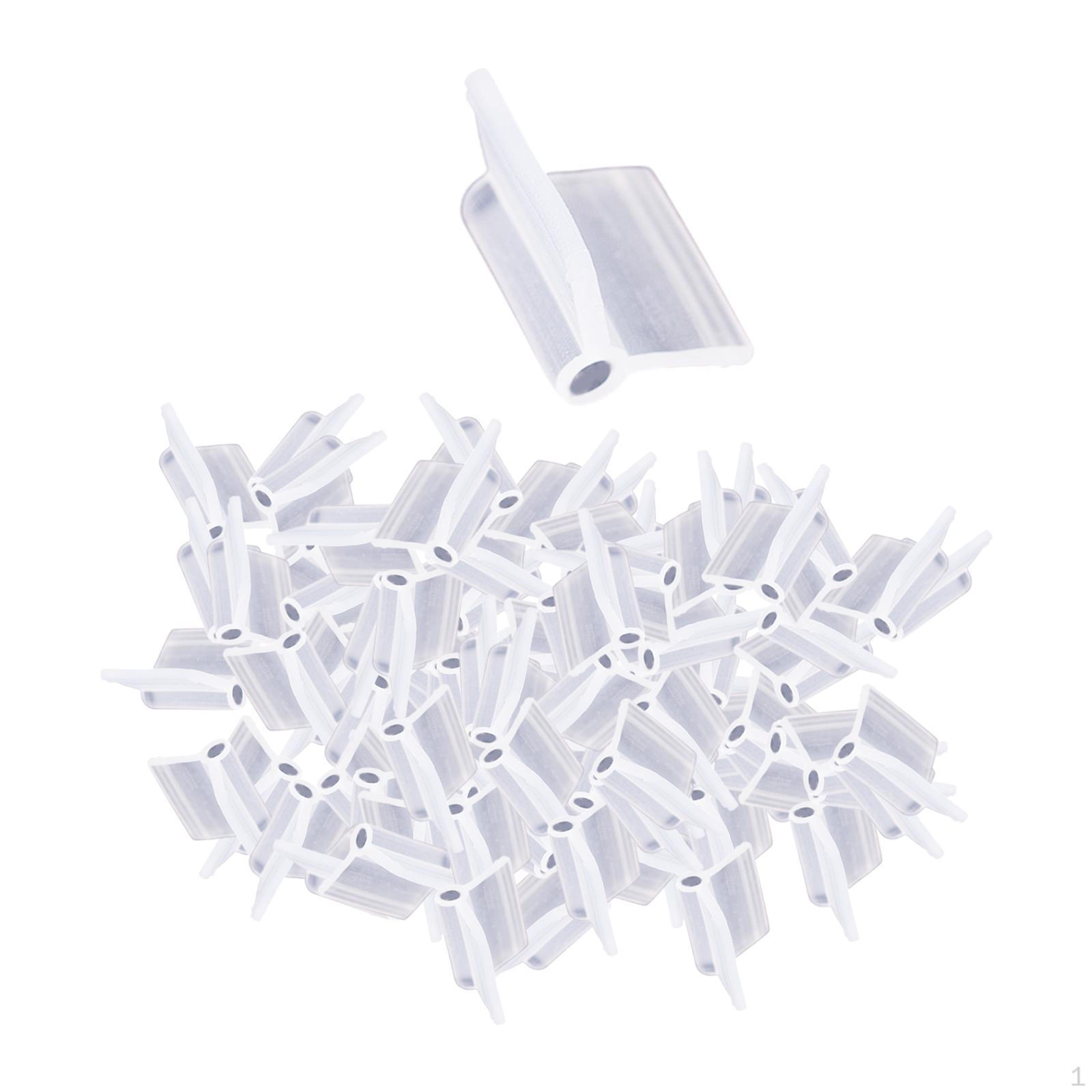 

100 садовых зажимов для прививки растений, поддержка цветов 2mm