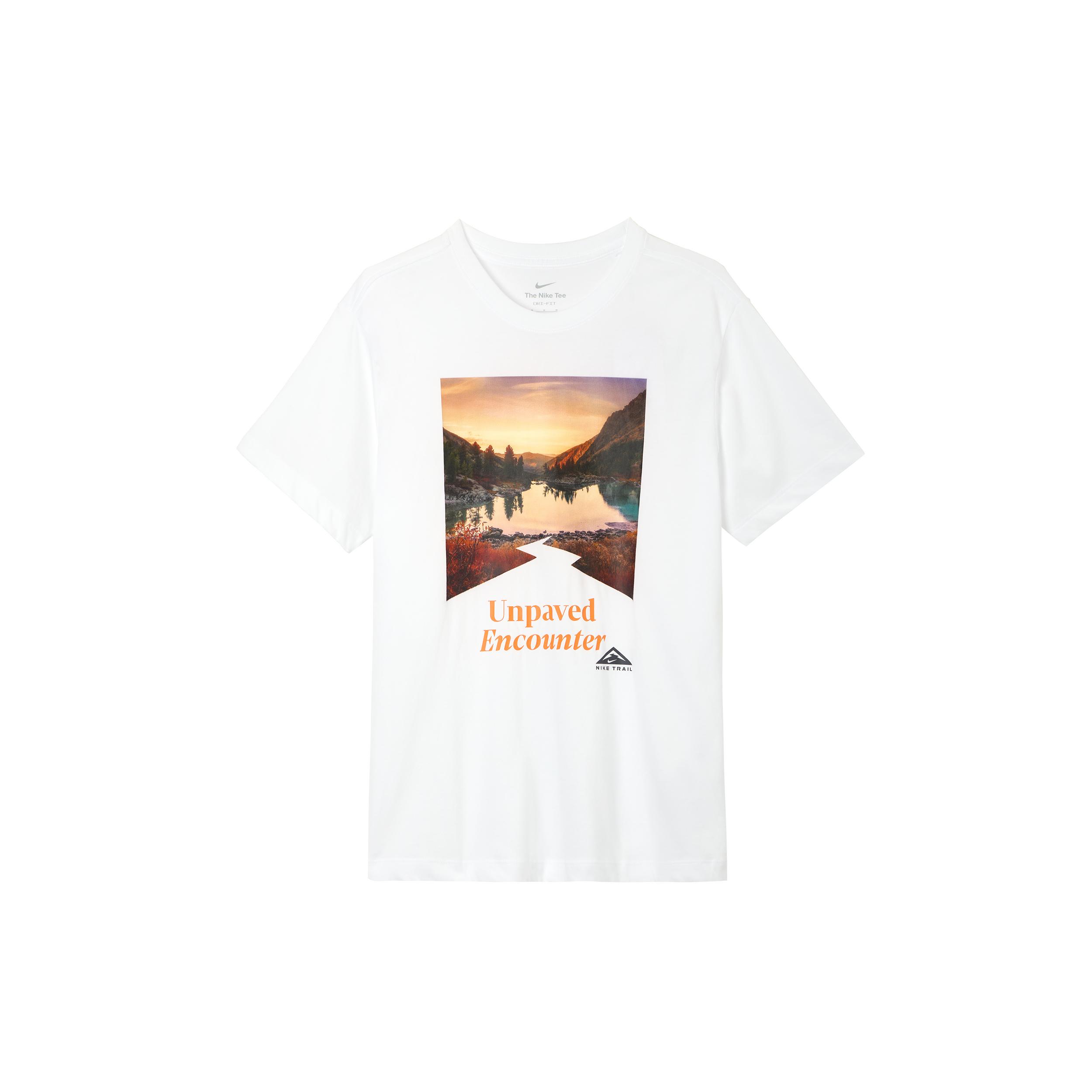 Мужская беговая футболка Nike Белая FD0121-100 XL
