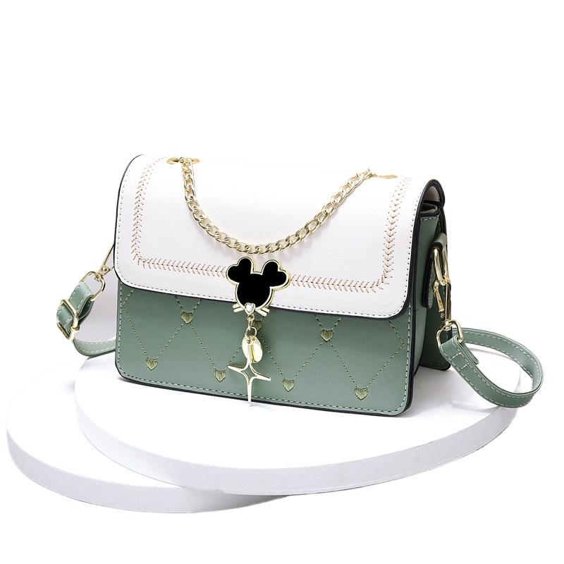 Valentine's Day Women's One Shoulder Small Square Bag Trendy Versatile, Small and Popular Girl Heart Gift Bag