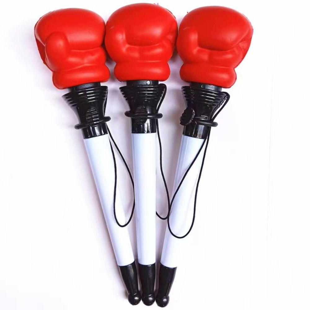 Blue Ink School Supplies Ballpoint Pen Siging Writing Pen Bounce Boxing Pen Fist Neutral Gel Pen