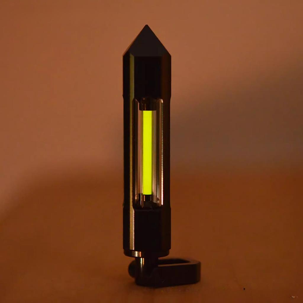 Titanium Tritium Trachea Keychain Self-luminous 25-year Necklace Pendant Removable Nuclear Reactor Tip Design