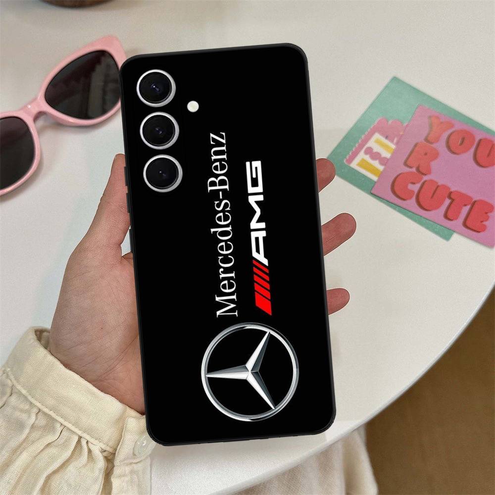 Car M-Mercedes-Benz Phone Case For Samsung S 24 Fe 25 Ultra Plus 20 Lite 21 30 22 23 24 22 Ultra 5G Fundas OX4